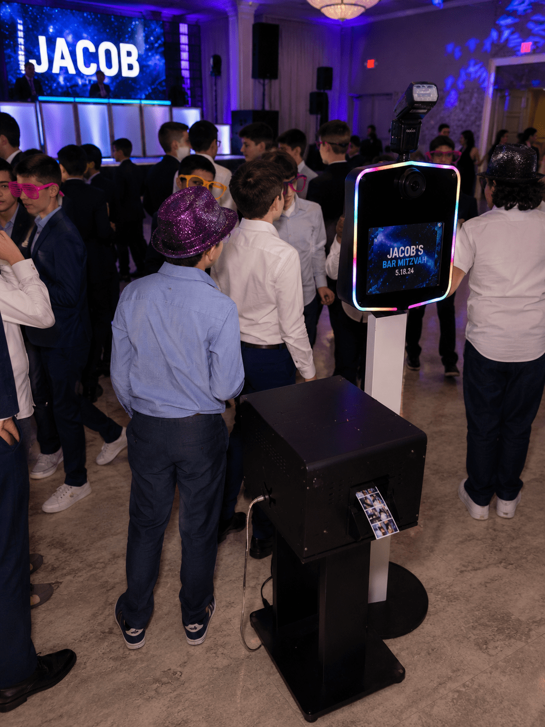 Print photo booth setup